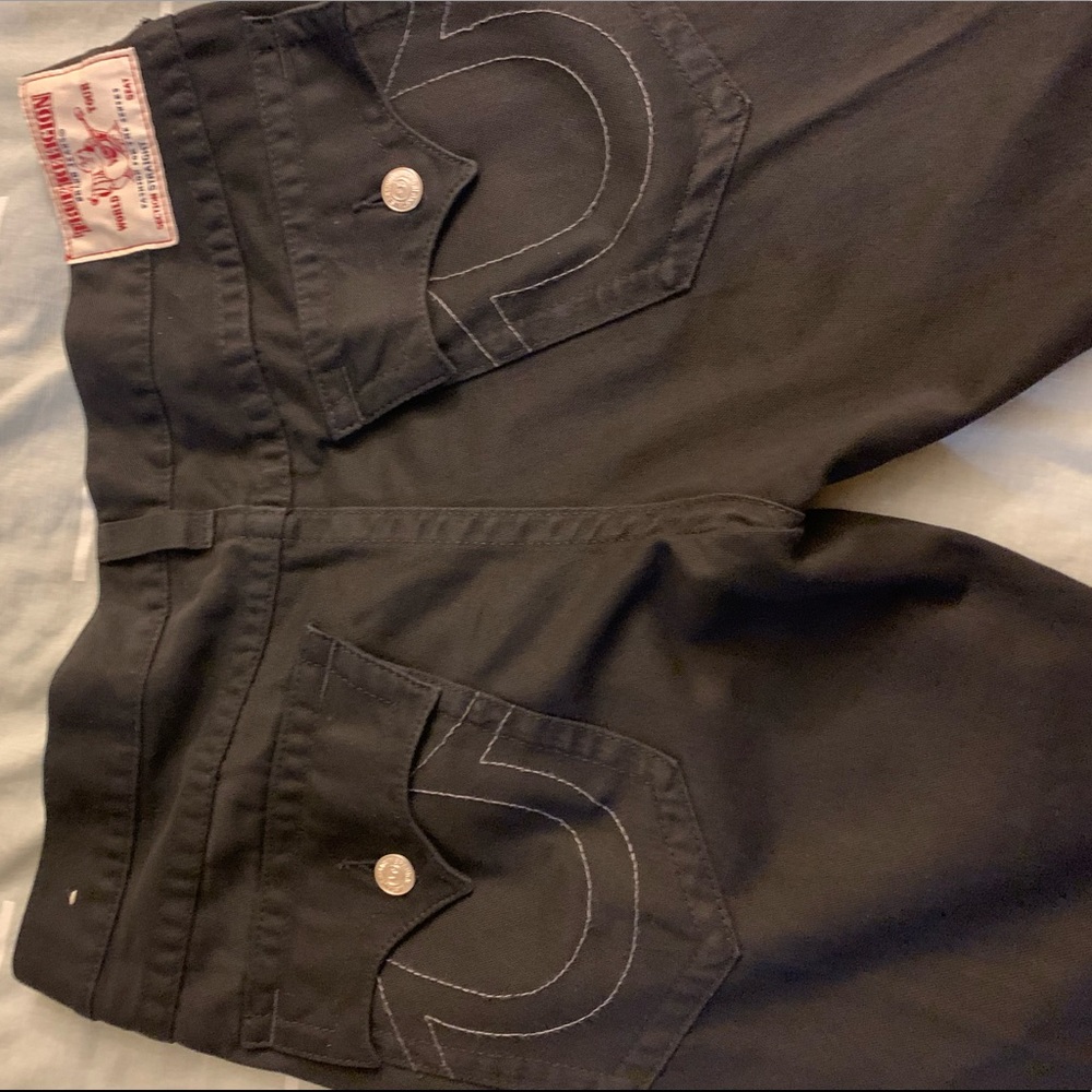 True Religion Jeans Black Size 38 Worn A Few Times